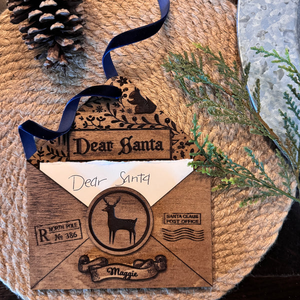 Dear Santa Envelope Ornament